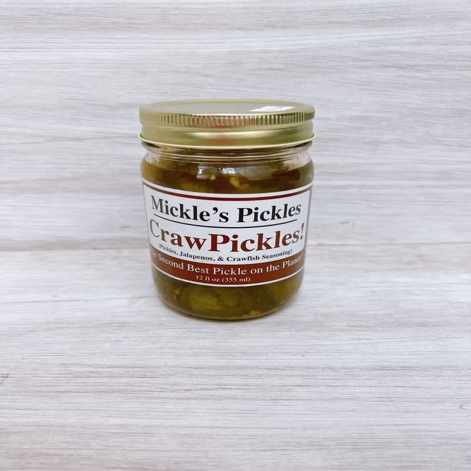 CrawPickles Mickle's Pickles (12) 12oz Jars