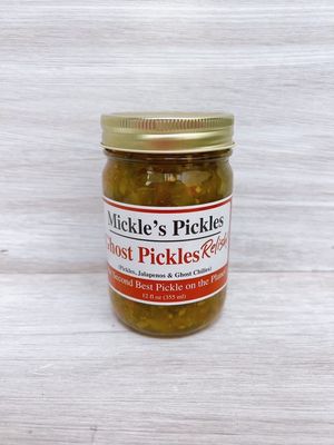 Ghost RELISH Mickle's Pickles (12) 12oz Jars