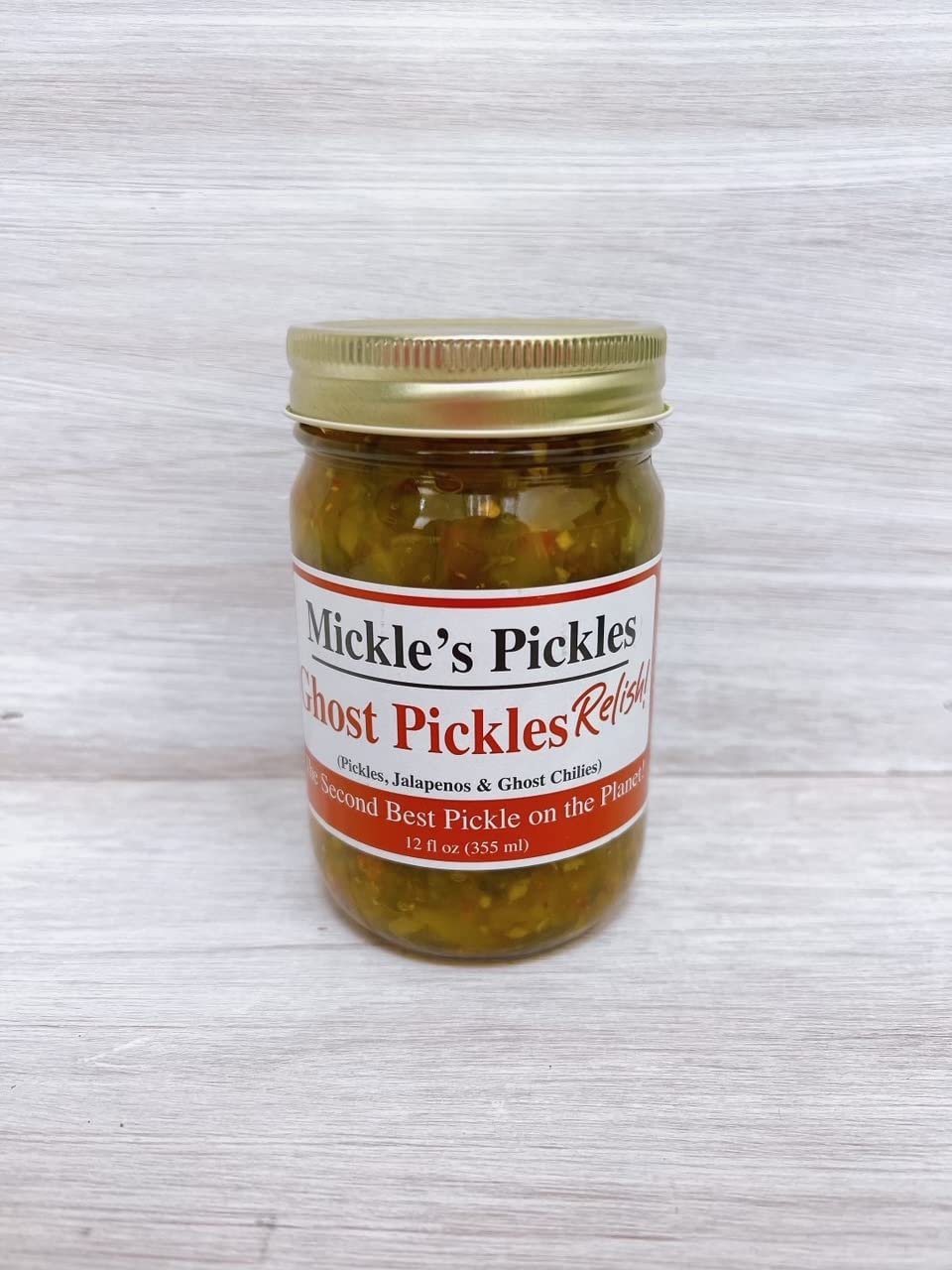 Ghost RELISH Mickle's Pickles (12) 12oz Jars