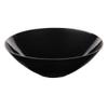 EcoQuality 16 oz Black Plastic Round Bowls with Gold Rim - Disposable Plastic Soup Bowls, Heavy Duty Plastic Salad Bowls, Dessert Bowl for Baby Showers, Weddings, Birthday Party (20 PACK) view 2