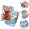 100pcs Cellophane Self Sealing Bag, Hologram Iridescent Transparent Cellophane Bags Cookie Bags for Candy Cookies Jewelry 9 X 12cm view 2