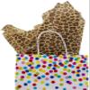 Made in USA 50-Sheet Animal Print Gift Tissue Paper Pack, 20" X 30" (Kraft Leopard Print) view 4