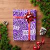MyPupSocks Personalized Wrapping Paper for Son, Purple Glitter Name Gift Wrap Paper Custom Name Wrapping Paper Roll for Mom Mama Mother's Day, Customize Birthday Wrapping Paper 58x23 2 Rolls view 4