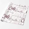 MyPupSocks Personalized Logo Wrapping Paper, Custom Your Own Name White Funny Wrapping Paper Roll for Boys Girls Baby Shower Anniversary Birthday Christmas Graduation Gift 58x23 Inch 2 Rolls view 2
