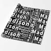 MyPupSocks Personalized Wrapping Paper for Son, White Name Black Background Gift Wrap Paper Custom Name Wrapping Paper Roll for Mom Mama Mother's Day, Customize Birthday Wrapping Paper 58x23 5 Rolls view 2