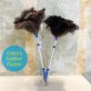 Feather Duster Feather Ostrich Feather Duster 60-70cm with Retractable Aluminum Handle Cleaning Supplies for Home Car Office Handle Dusters view 4