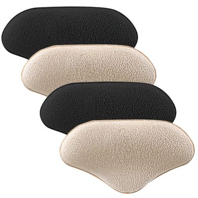 2pairs Self-Adhesive Heel Cushion Inserts for High Heels of Invisible Pads Reduce Blisters and Friction Comfortable and Breathable for Women Shoes