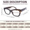 LOVIVY 3 Pack Progressive Multifocus Reading Glasses for Women Men Stylish Blue Light Blocking Computer Multifocal Readers +1.00 view 2