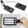 AALGO Portable Digital Magnifier Reading Aid,5.0 Inch LCD Screen for Low Vision,Handheld Electronic Reading Magnifier 4X32X Zoom,with Memory Function,for Visually Impaired,Black view 2