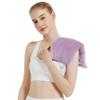 Microwavable Heating Pad with Washable Cover, 8 x 18 Microwave Heating Pad for Neck and Shoulders, Moist Heat Bean Bag Warm Compress for Knee, Joints, Wrist, Abdomen (Purple) view 1