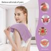 Microwavable Heating Pad with Washable Cover, 8 x 18 Microwave Heating Pad for Neck and Shoulders, Moist Heat Bean Bag Warm Compress for Knee, Joints, Wrist, Abdomen (Purple) view 3