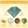 Reusable Beeswax Wrap - 9 Pack Beeswax Wraps for Food, Eco-Friendly Beeswax Food Wraps, Bread Sandwich Wrapper - Organic, Sustainable, Zero Waste, Reusable Plastic-Free Food Wrap, 1XL, 3M, 5S view 2