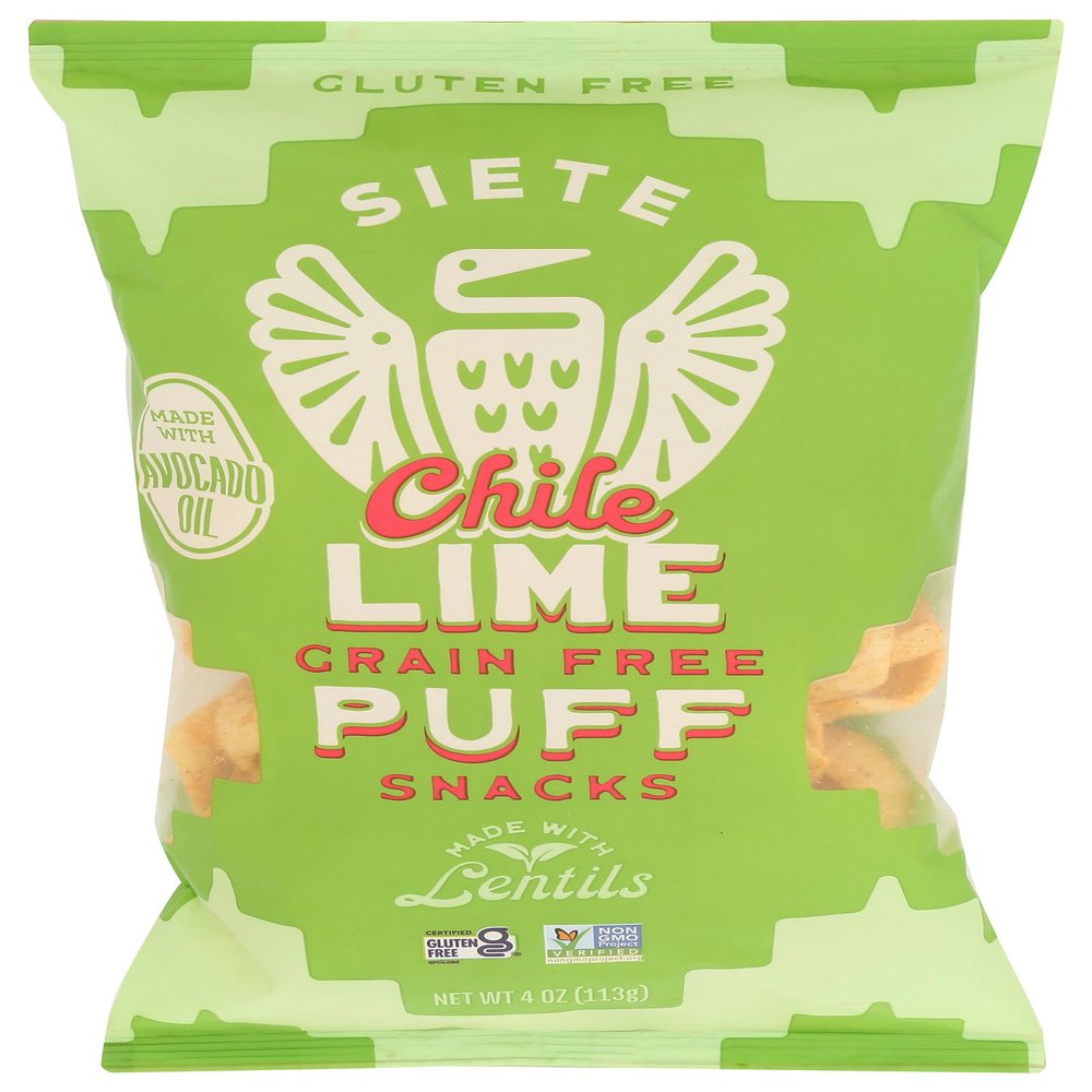 Siete Puffs Chili Lime 4 OZ