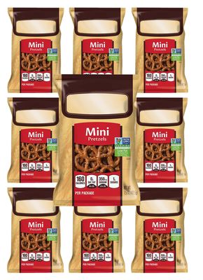 Pretzel Mini Twists | 1.5 oz. Bag | Pack of 10 (Mini Twists)