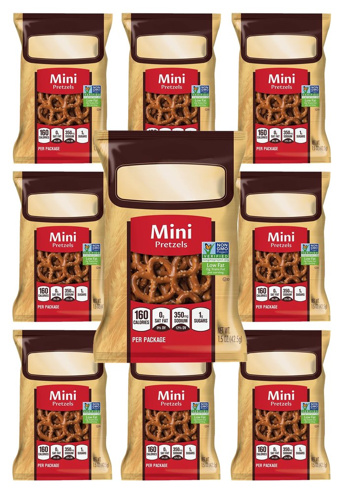 Pretzel Mini Twists | 1.5 oz. Bag | Pack of 10 (Mini Twists)