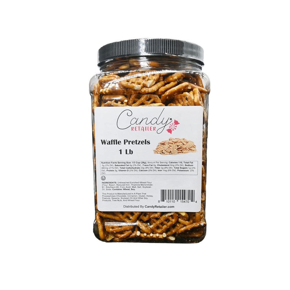 Candy Retailer Waffle Pretzels 1 Lb