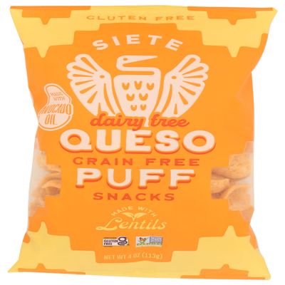 Siete Puffs Queso 4 OZ