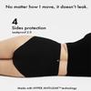 STRAWBERRY WEEKS LEAKPROOF2.0 High Waist Ultimate Absorbency Incontinence Underwear for Women | Holds 10 Tampons | Period Underwear Heavy Flow | Postpartum Leak Proof Panties (L/XL, Beige) view 4