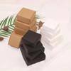 10pcs DIY Kraft Gift Boxes White/Brown/Black Paper Small Soap Box Kraft Cardboard Mini Jewelry Packing Carton Box Black 7x7x3cm view 2