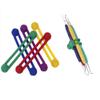 AmeriCan Goods Dental Silicone Instrument Ties Autoclavable Up to 275F Assorted Collors 5/Pack Dental Pro-Ties (206IT) view 2