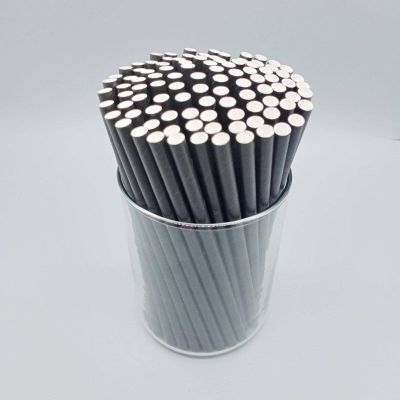 Coffee straw disposable paper straw single independent packaging thickened four layers 100 pcs