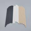 Coffee straw disposable paper straw single independent packaging thickened four layers 100 pcs view 2