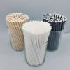 Coffee straw disposable paper straw single independent packaging thickened four layers 100 pcs view 3