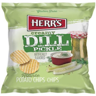 Herr's Potato Chips 2.5 Oz (Herr's - Creamy Dill Potato Chips, 2.75 Oz pack of 12)
