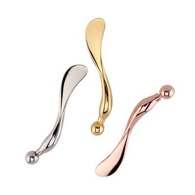 FRCOLOR Mermaid Metal Eye Cream Spoon Zinc Alloy Massage Tool