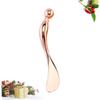 FRCOLOR Mermaid Metal Eye Cream Spoon Zinc Alloy Massage Tool view 3