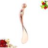 FRCOLOR Mermaid Metal Eye Cream Spoon Zinc Alloy Massage Tool view 4