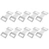 10PC / Bag Replacement Elastic Bandage Stretch Wrap Metal Clips Fastening Clips Hooks White Colors Professional view 1