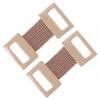 10PC / Bag Replacement Elastic Bandage Stretch Wrap Metal Clips Fastening Clips Hooks White Colors Professional view 2
