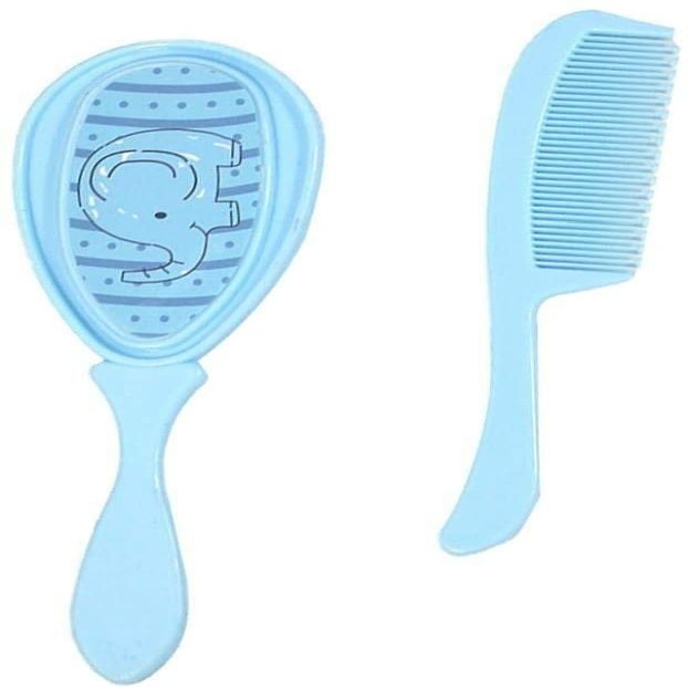 Baby Hair Brush and Comb Set Grooming Kit Soft Hair Bristles Massage Hair Brush for Newborns Toddlers 2Pcs Random Color Durable and Deft