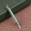 100% Natural Crystal Amethyst Quartz Graveloint Crystal Pendant Necklace Men and Women DIY Gift,Aventurine view 1