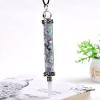 100% Natural Crystal Amethyst Quartz Graveloint Crystal Pendant Necklace Men and Women DIY Gift,Fluorite view 1