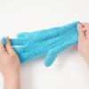 1 Pair of Microfiber Dust Removal Gloves Coral Velvet Half Velvet Gloves Car Wash Cleaning Gloves Warm and Thick To Remove Dust (Color : yellow) view 2