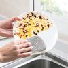 Double Sided Sponge Kitchen Cleaning Towel Kitchenware Brushes Anti Grease Wiping Rags Absorbent Washing Dish Cloth Accessories (Color : Blue) view 4