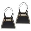 Didiseaon Decorative Bouquet Bag 4pcs Handbag Flowers Present Bag with Long Handle for Wedding Party view 1