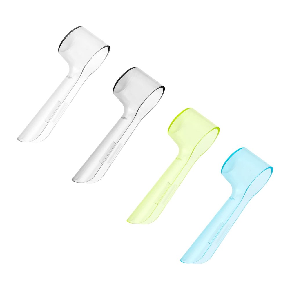 4 Pcs Electric Toothbrush Cover Caps, Electric Toothbrush Head Covers Compatible with Oral B Heads