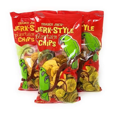 Trader Joe's Jerk-Style Plantain Chips - PACK OF 3