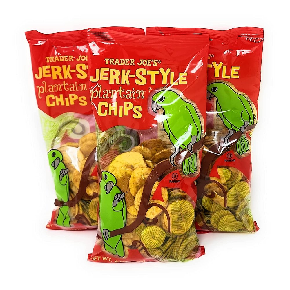 Trader Joe's Jerk-Style Plantain Chips - PACK OF 3