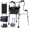 Bsetain Rollator Walker Folding Lightweight 2 Wheels Front Wheeled Support Adjustable Portable Compact Elderly Walking Mobility Aid (Color : 2) view 1