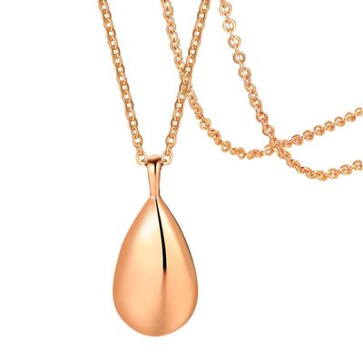 Abaodam Urn Pendant Necklace for Ashes Women Aromatherapy Diffuser Jewelry Perfume Necklace with Matching Chain 1.10X0.51X0.19In Memorial