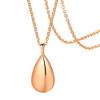 Abaodam Urn Pendant Necklace for Ashes Women Aromatherapy Diffuser Jewelry Perfume Necklace with Matching Chain 1.10X0.51X0.19In Memorial view 1
