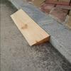 FREAZE Wood Kerb Ramps for Steps, Threshold Ramps 6cm High, Indoor Outdoor Driveway Curb Ramps for Home Doorways,Elderly Residential-High Load Solid Wood (Size : 45 * 10 * 6cm(18 * 3.9 * 2.4inch)) view 2