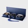 Geoto 6-Pack 17.3"x6"x2" Father's Day Gift Box, DAD Shaped Letter Box for Gift Wrapping Basket Present Packaging Boxes(Navy Blue) view 1