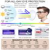 MARE AZZURO Oversized Bifocal Reading Glasses 3.50 Men Blue Light Blocking Readers 1.00 1.25 1.50 1.75 2.00 2.25 2.50 2.75 3.00 3.50 (Blue, 3.5) view 4