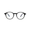 Muunel Blue Light Blocking Glasses, Essilor Lenses, Luca UVAllBlue, Men, Round Shape, Black Frame, +4.25 Strength view 1