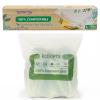 100% Compostable Large Gallon Zip Bag | ECO-Friendly Food Storage Bags | Freezer Bag | Plant-Based BPA-free | Seal well for Fruit,Food and Snack (1, Large) view 1